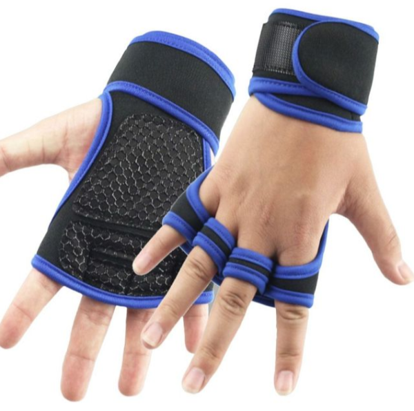 Перчатки для фитнеса Training gloves 1 пара / Профессиональные тренировочные перчатки для тяжелой атлетики с упором на запястье